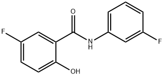 Benzamide, 5-fluoro-N-(3-fluorophenyl)-2-hydroxy- (9CI),349099-92-9,结构式