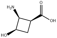 Cyclobutanecarboxylic acid, 2-amino-3-hydroxy-, (1S,2S,3R)- (9CI),349102-18-7,结构式