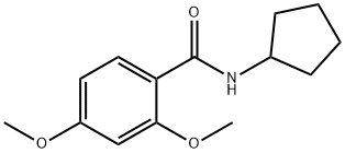 Benzamide, N-cyclopentyl-2,4-dimethoxy- (9CI) Structure