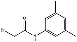 2-ブロモ-N-(3,5-ジメチルフェニル)アセトアミド 化学構造式