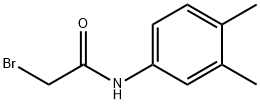 2-ブロモ-N-(3,4-ジメチルフェニル)アセトアミド 化学構造式