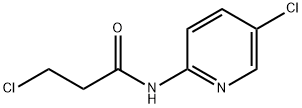 3-氯-N-(5-氯-2-吡啶基)丙酰胺,349124-70-5,结构式