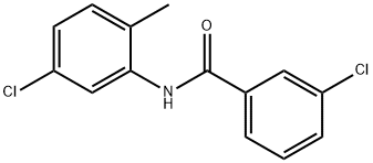 3-Chloro-N-(5-chloro-2-Methylphenyl)benzaMide, 97% Structure