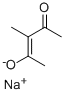 3-methylpentane-2,4-dione, monosodium salt Structure