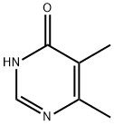 5,6-ジメチル-4-ピリミジノール 化学構造式