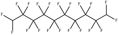 1H,10H-全氟葵烷, 3492-24-8, 结构式