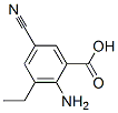 Benzoic acid, 2-amino-5-cyano-3-ethyl- (9CI) Struktur
