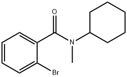 2-Bromo-N-cyclohexyl-N-methylbenzamide Structure
