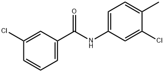 3-Chloro-N-(3-chloro-4-Methylphenyl)benzaMide, 97% 化学構造式