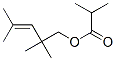イソ酪酸2,2,4-トリメチル-4-ペンテニル 化学構造式