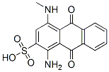 1-amino-4-(methylamino)-9,10-dioxo-9,10-dihydroanthracene-2-sulfonic acid 结构式