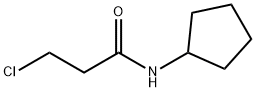 3-氯-N-环戊基-丙酰胺, 349403-75-4, 结构式