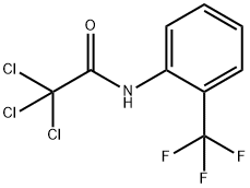 AcetaMide, 2,2,2-trichloro-N-[2-(trifluoroMethyl)phenyl]- Struktur
