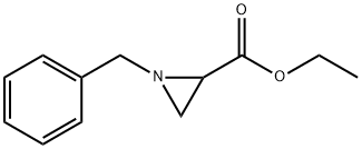 1-Benzyl-aziridine-2-carboxylic acid ethyl ester Structure