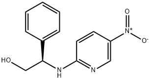 (R)-N-(5-nitropyrid-2-yl)-2-hydroxy-1-phenylethylamine Structure