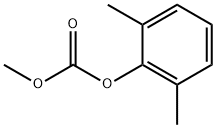 炭酸2,6-ジメチルフェニル=メチル 化学構造式