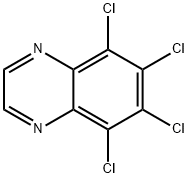 5,6,7,8-テトラクロロキノキサリン 化学構造式