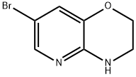 7‐ブロモ‐3,4‐ジヒドロ‐2H‐ピリド[3,2‐B][1,4]オキサジン 化学構造式
