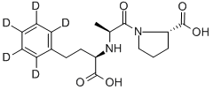 エナラプリラット-D5(フェニル-D5) 化学構造式