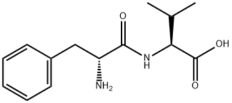 N-(D-フェニルアラニル)-L-バリン 化学構造式