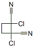 1,2-ジクロロ-1,2-シクロブタンジカルボニトリル 化学構造式