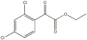 2,4-ジクロロベンゾイルぎ酸エチル 化学構造式