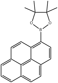 1,3,2-DIOXABOROLANE, 4,4,5,5-TETRAMETHYL-2-(1-PYRENYL)- Structure