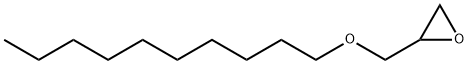 2-デシルオキシメチルオキシラン 化学構造式