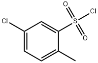 4-chlorotoluene-2-sulphonyl chloride Struktur