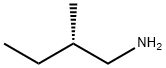 [S,(-)]-2-メチルブチルアミン 化学構造式