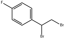 1-(P-FLUOROPHENYL)-1,2-DIBROMOETHANE 化学構造式
