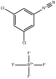 3,5-二氯苯基重氮四氟硼酸盐, 350-67-4, 结构式