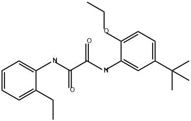 N-[5-(1,1-dimethylethyl)-2-ethoxyphenyl]-N'-(2-ethylphenyl)oxamide Structure