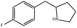 2-(4-FLUORO-BENZYL)-PYRROLIDINE Structure