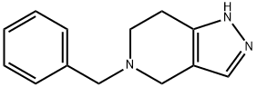 5-苄基-4,5,6,7-四氢-1H-吡唑-(4,3-C)哌啶, 35005-71-1, 结构式