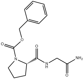 Z-PRO-GLY-NH2 化学構造式