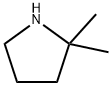 2,2-ジメチルピロリジン 化学構造式