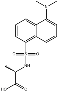 丹磺酰-L-丙氨酸哌碇盐, 35021-10-4, 结构式