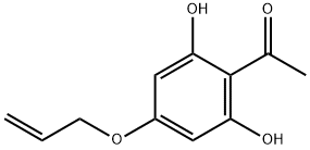 1-[4-(烯丙氧基)-2,6-二羟苯基]乙酮, 35028-03-6, 结构式