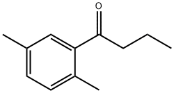 2,5-ジメチルフェニルプロピルケトン 化学構造式
