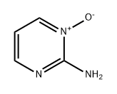 2-ピリミジンアミン1-オキシド 化学構造式