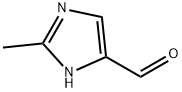 2-メチル-1H-イミダゾール-4-カルバルデヒド 化学構造式