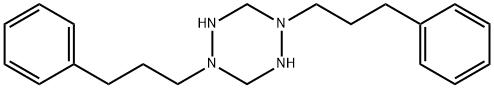 Hexahydro-1,4-bis(3-phenylpropyl)-1,2,4,5-tetrazine Structure