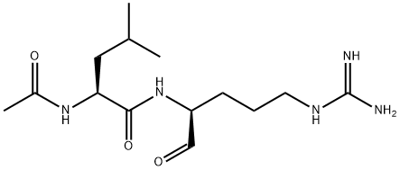N-acetylleucylargininal Struktur