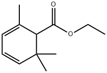 2,6,6-トリメチル-2,4-シクロヘキサジエン-1-カルボン酸エチル 化学構造式
