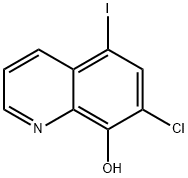 7-Chloro-5-iodo-8-hydroxyquinoline Structure
