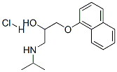 （±）-プロプラノロール塩酸塩 化学構造式