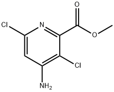 Methyl 4-aMino-3,6-dichloropicolinate Struktur