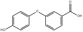 4'-Hydroxy-m-phenoxy benzoic acid Structure