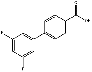 3',5'-DIFLUORO-BIPHENYL-4-CARBOXYLIC ACID Structure
